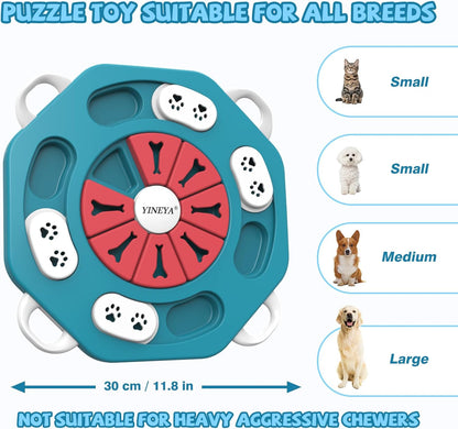 Dog Puzzle Enrichment Toy for Treat Training Games - photo 4