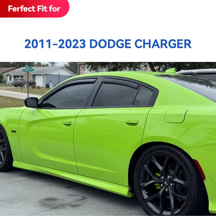 in-Channel Window Visors Rain Guards for 2011-2023 Dodge Charger