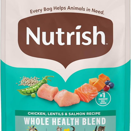 Nutrish Indoor Complete Dry Cat Food, Chicken, Lentils & Salmon Recipe (Rachael Ray), 3 lb. Bag