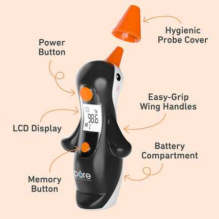 Amazon.com : Frida Baby 3-in-1 Rectal, Underarm &amp; Oral Thermometer for Kids, Digital Baby Thermometer for Infants, Toddlers, &amp; Kids, Quick &amp; Accurate Temperature Check, Includes Carrying Case for Storage : Baby