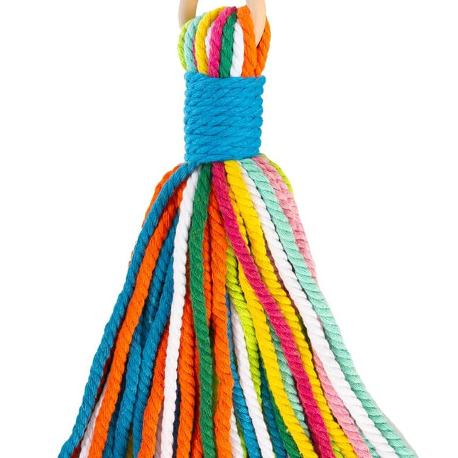 Colorful Cotton Rope Chew Toys for Parrots