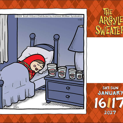The Argyle Sweater 2027 Day-to-Day Calendar