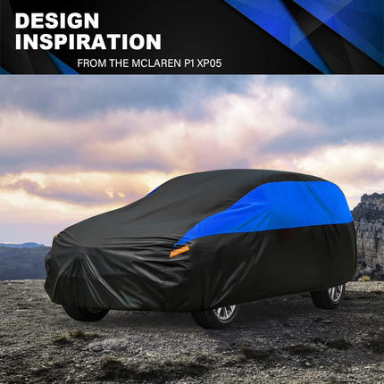 GUNHYI Nissan Car Cover Custom Fit Nissan Xterra Waterproof All Weather, Lightweight Full Exterior Cover for Automobiles Outdoor Sun UV Rain Dust Snow Wind Protection.