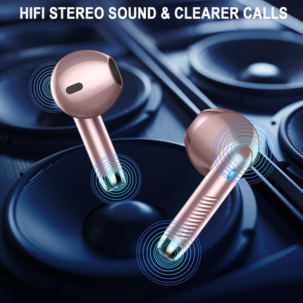 Wireless Earbuds, Bluetooth 5.4 Ear Buds, LED Power Display, 6D Bass Stereo - photo 6
