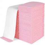 Large Disposable Changing Pads for Baby 24 x 17 Inches - Pink