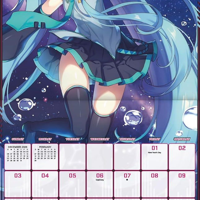 2027 Hatsune Miku Wall Calendar
