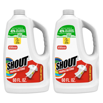 Triple Acting Laundry Stain Remover Spray Refill, 60oz, (1-Pack)