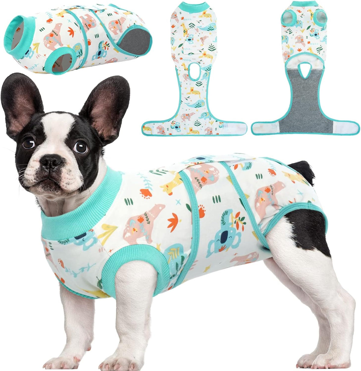 Recovery Suit for Dogs Cats After Surgery, Professional Pet Recovery Shirt Dog Abdominal Wounds Bandages, Substitute
