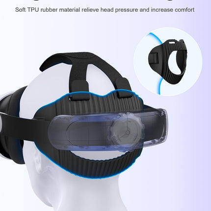 Head Strap for Quest 3S/ Quest 3/Quest 2, Elite Strap Replacement Enhanced Support Comfort, VR Headset Accessories Compatible with Oculus Meta Quest 3 Headstrap Reduce Facial Stress- MV1000