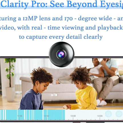 1pcs Only 0.97 inch Hidden Camera with Audio/Video Mini Small Spy Cam Home Indoor Use Night Vision Motion Detection Baby Monitor Wireless Outdoor Nanny espias ocultas WiFi Security Secret (1