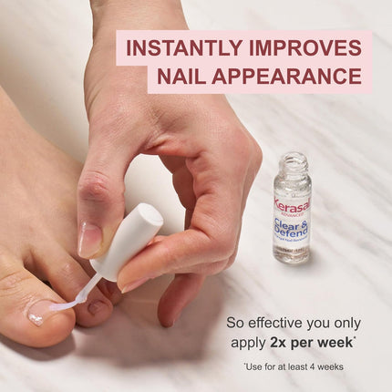 Kerasal Advanced Clear & Defend Fungal Nail Renewal and 5 Files, 0.13 Fl Oz