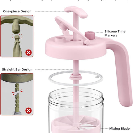 Borosilicate Glass Formula Mixing Pitcher – 32oz True Mixing Capacity, Time Dial for Freshness Tracking, Dishwasher-Safe, BPA-Free Lid, Perfect for Breastmilk Pitcher Method & Multi-Baby Feeding