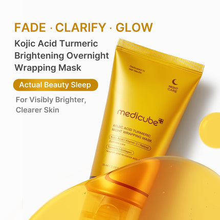 Wrapping Mask Kojic Acid Turmeric- Overnight Peel Off Facial Mask