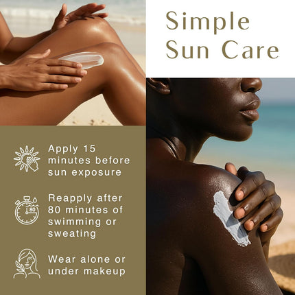 Black Girl Sunscreen SPF 30 for the Face & Body - Moisturizing Sun Protection, SPF 30, Sun Lotion for Women, Ultra Sheer, Travel Size, No White Cast for Melanin Rich Skin - 2 fl oz