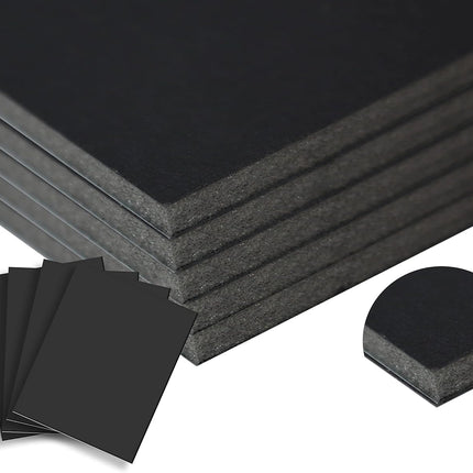 Black Foam Board 20x30 10PK. 3/16 Thick Black Foam Core Board Large 20x30 Black Poster Board. Foamcore – Quality Alternative for Black Cardboard, Polystyrene Rigid Foamboard Large Foamcore Backing