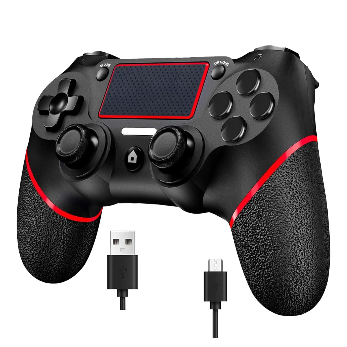 Wireless Controller for Ps4 Controller Compatible with PS4/Slim/Pro/Windows PC,with Touchpad/Vibration/Built-in