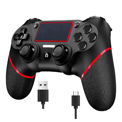 Wireless Controller for Ps4 Controller Compatible with PS4/Slim/Pro/Windows PC,with Touchpad/Vibration/Built-in