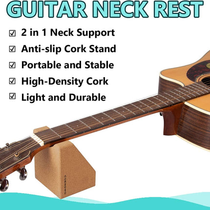 Guitar Neck Rest, Guitar Neck Cradle Support Pillow String Instrument Luthier Tool for Guitar Workstation, Ukuleles, Violins, Banjos, Mandolins