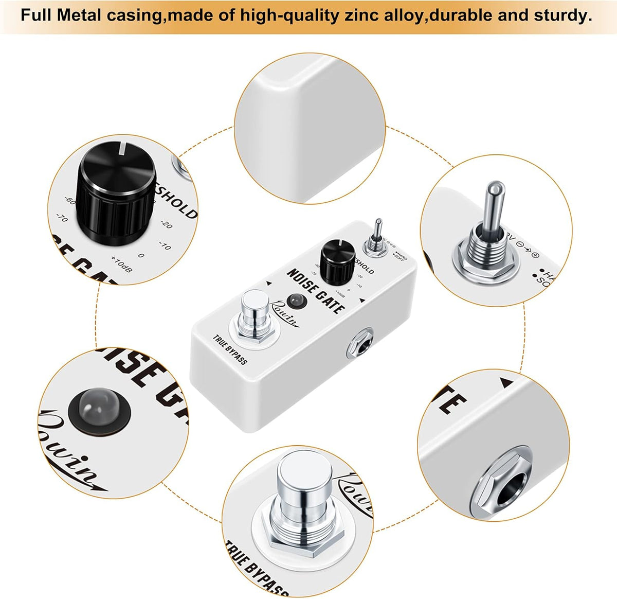 Guitar Noise Killer Noise Gate Suppressor Effect Pedal - photo 4