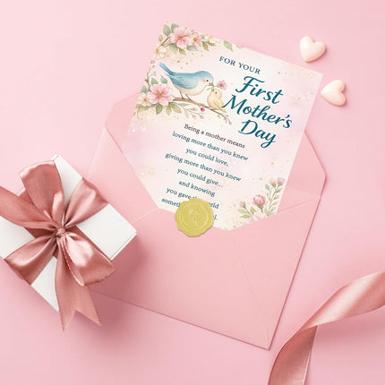 First Mothers Day Card, Happy 1st Mother's Day Card Gifts for New Mom, First Time Mom Gifts