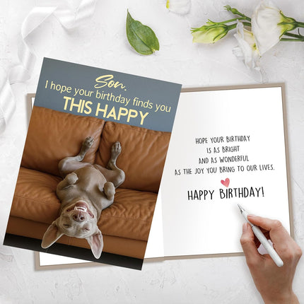 Birthday Card for Son, A Birthday Gift for My Son from Mom or Dad