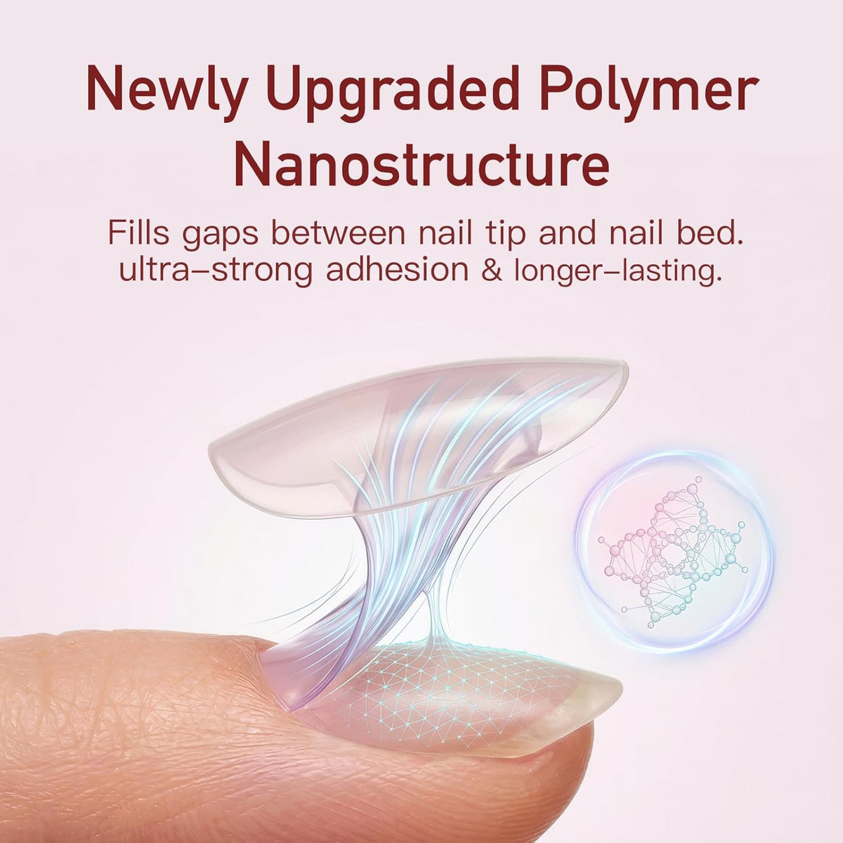 Extra Strong Press On Nail Adhesive Tabs, 10 Sheets 180PCS 18 Sizes, Strong Hold Nail Glue Stickers - photo 2