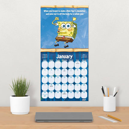 2027 SpongeBob Squarepants Wall Calendar