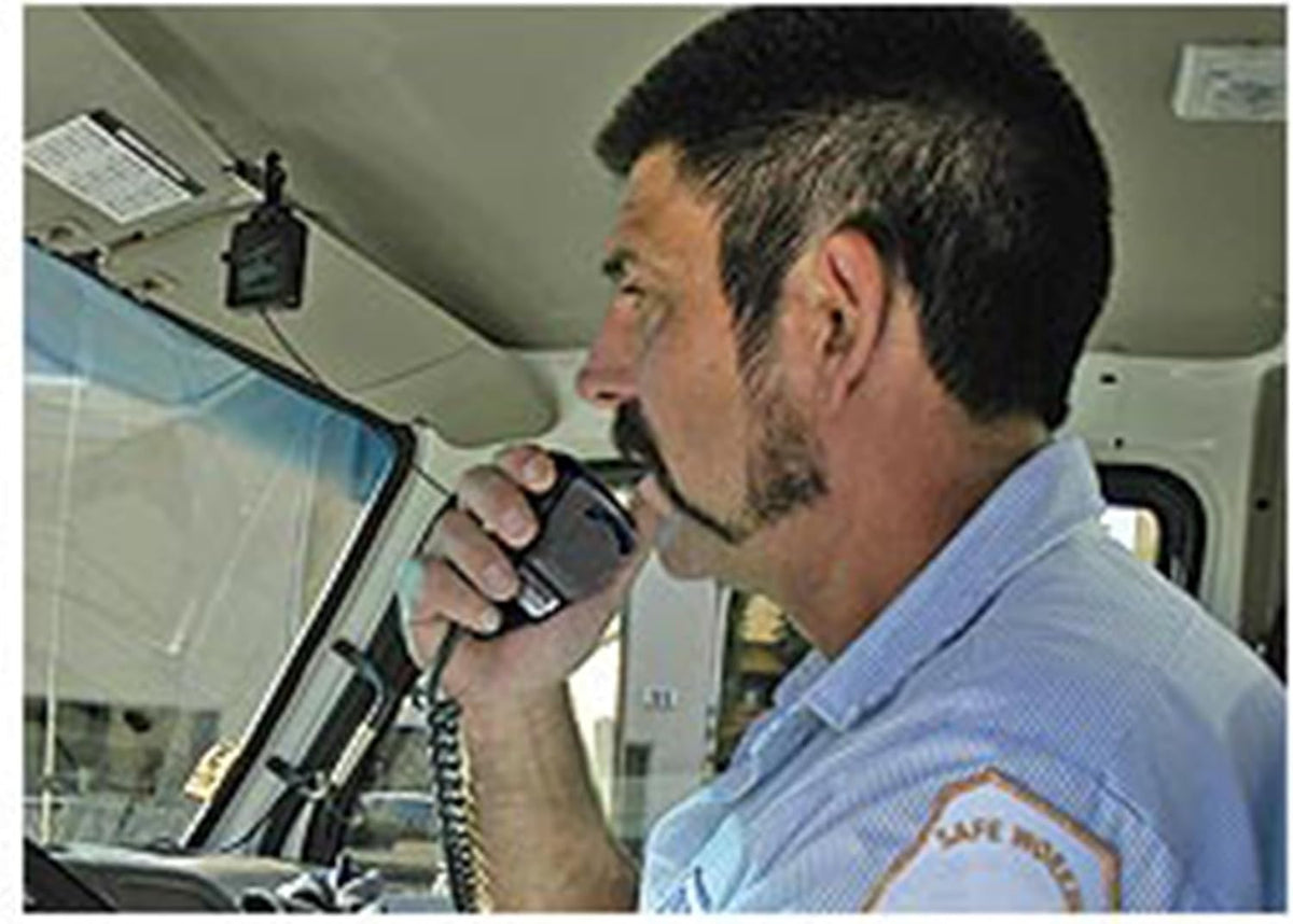 CB Radio Microphone Keeper - Retractable Mic Holder With Heavy Duty Snap Clip Mount for Truck Radio - CB - photo 2