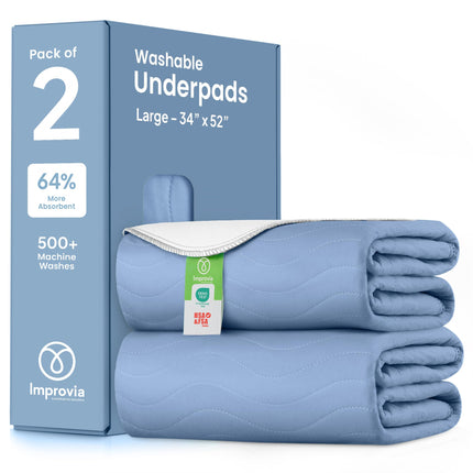 Washable Underpads, Heavy Absorbency Reusable Incontinence Pads