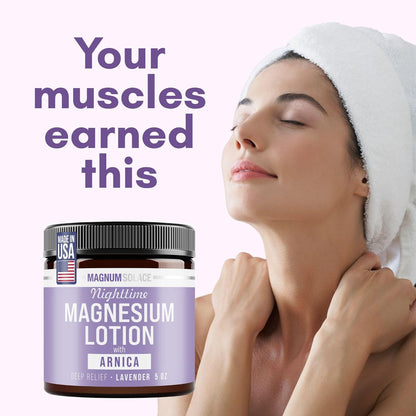 Nighttime Magnesium Lotion with Arnica for Muscles & Joints - photo 3