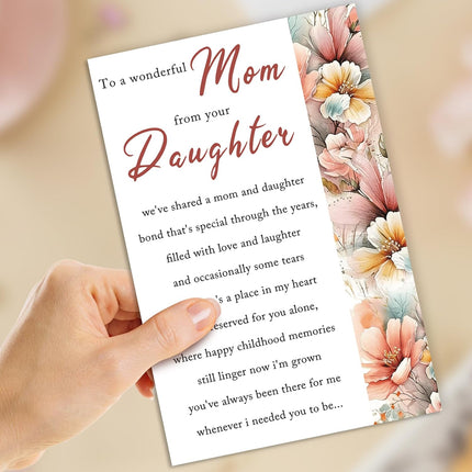 Mother's Day Card, Mothers Day Gifts Card for Mom from Daughter, Mothers Day Gifts Ideas 362-369