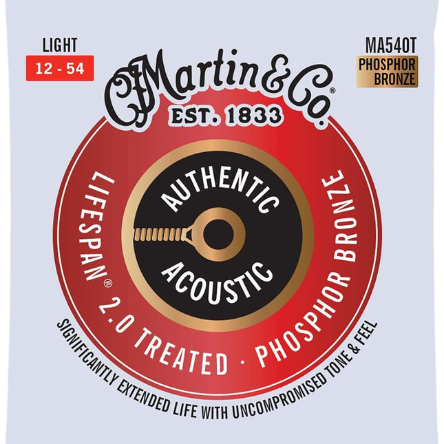 Authentic Acoustic Guitar Strings - Treated