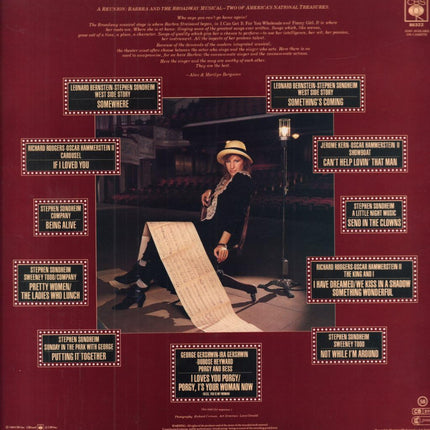 Barbra Streisand: The Broadway Album Includes Custom Inner Sleeve With Full Lyrics STEREO