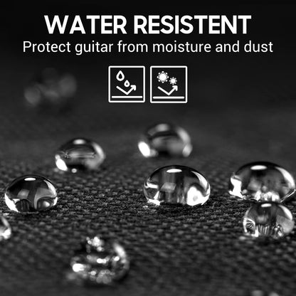 41 In Acoustic Guitar Gig Bag with 0.35 In Padding, Black - photo 4