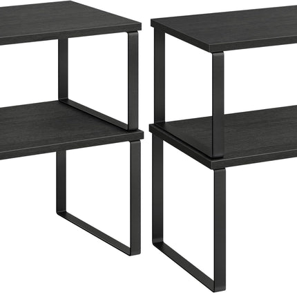 Cabinet Organizer Shelf, Set of 2 Spice Rack, Kitchen Storage