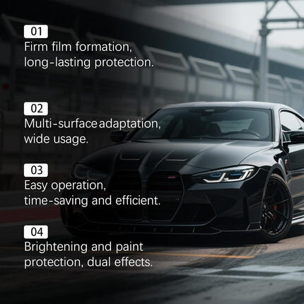 Nano Ceramic Coating Pro, Nano Quick Coat Restores, Revolutionary Nano Spray for Car Detailing, Deep Gloss Shine and Long-Lasting Polish(2Pcs)