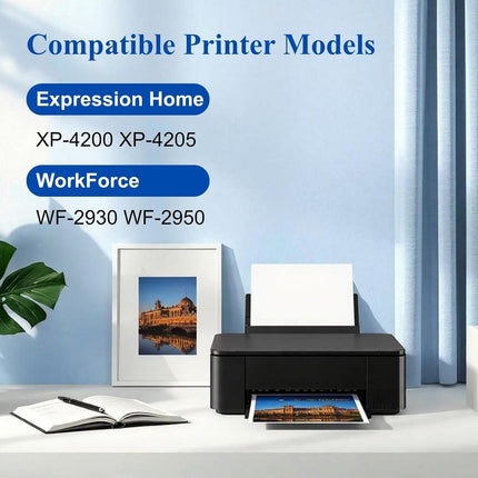 for 232XL Ink Cartridges Remanufactured for Epson 232XL Ink Cartridges Combo Pack Work with XP-4200 XP-4205 Workforce WF-2930 WF-2950 Printer (6 Pack, 3 Black Cyan Magenta Yellow)