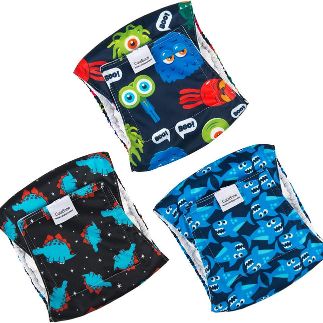 Dog Belly Bands for Male Dogs - Washable Wrap Diapers DM07S
