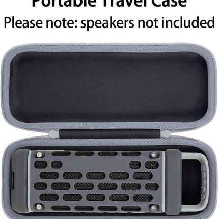 co2CREA for Turtlebox Ranger Loud Outdoor Portable Bluetooth 5.4 Speaker, Hard Carrying Case with Handle, Shockproof Protective Travel Storage Case, Black