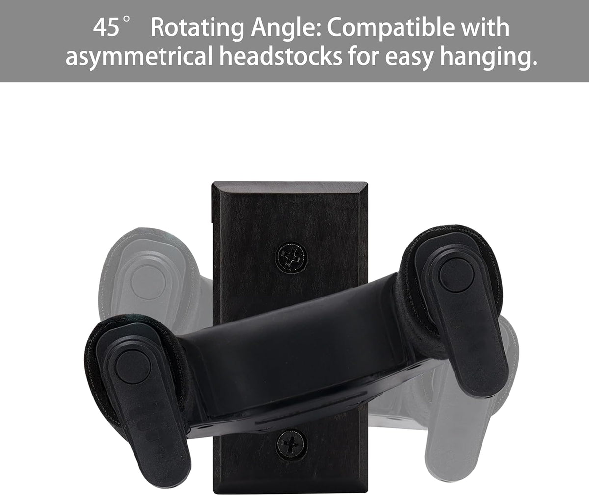 Guitar Wall Mount Hanger, Auto Lock and Adjustable Hook Holder - photo 4