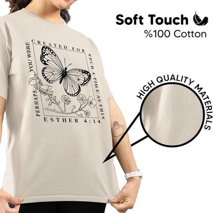 Christian Graphic T-Shirt – Bible Verse, Faith & Inspirational Designs – Floral & Nature Scripture Tees – Unisex Cotton