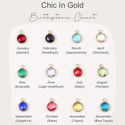 Personalized Birthstone Necklace for Mom with Kids Names - photo 4