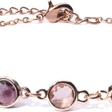 Gold Birthstone Bracelet for Women