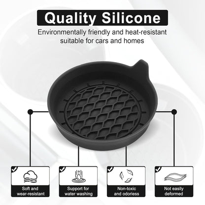 Car Cup Holder Coaster, Silicone Cup Holder Insert, Universal Non-Slip Cup Holders, Car Accessories - photo 3
