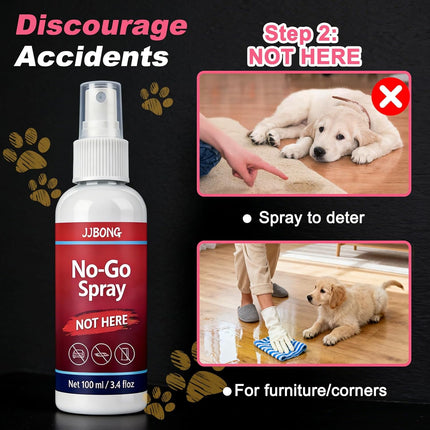 Potty Training Spray for Dogs, Puppy Potty Training Spray, Includes Here Potty & Not Here Training Spray, Puppy Pee Spray, Helps Dogs Develop Proper Potty Habitss, 6.8 Fl Oz (Pack of 2).