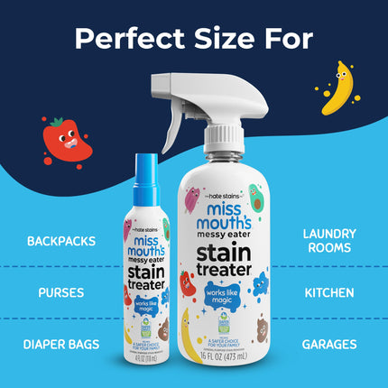 Messy Eater Stain Treater Spray, Laundry Stain Remover, 16 Oz