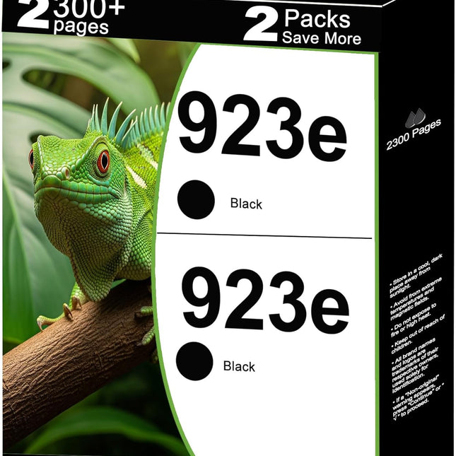 Remanufactured Ink Cartridges Replacement with V17.1.1 Chips (Black, 2-Pack)