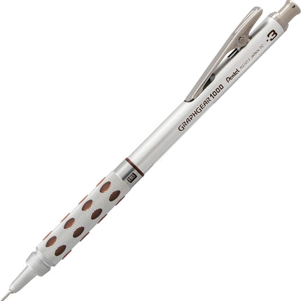 Pentel GraphGear 1000 Automatic Drafting Pencil (0.3mm), Black Accents, 1 Each (PG1013G)