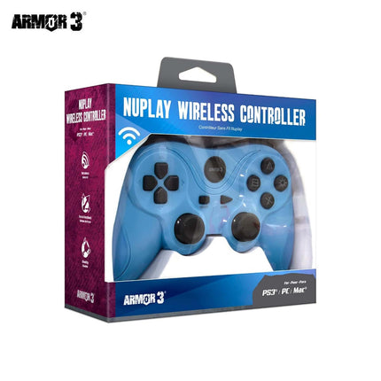 Armor3 "Nuplay" Wireless Game Controller for PS3(Playstation 3) - Light Blue
