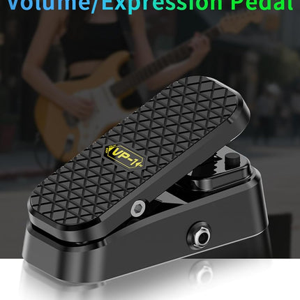 Expression/Volume Guitar Effect Pedal, Universal Expression Pedal 2 in 1 for Keyboards, MIDI Keyboards/Controllers and Supported Guitar Effects Pedals